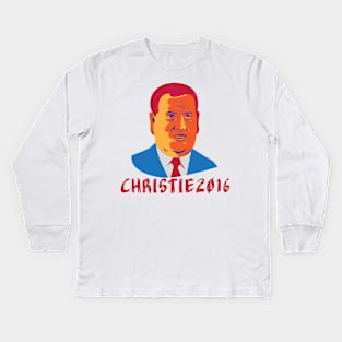 Christie 2016 President Retro Kids Long Sleeve T-Shirt
